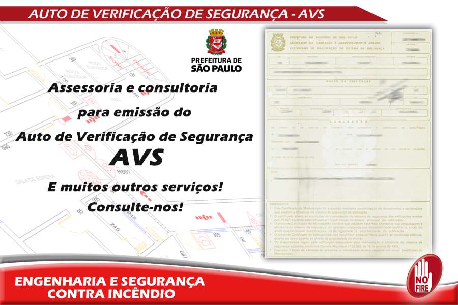 Auto de verificação de segurança (avs)