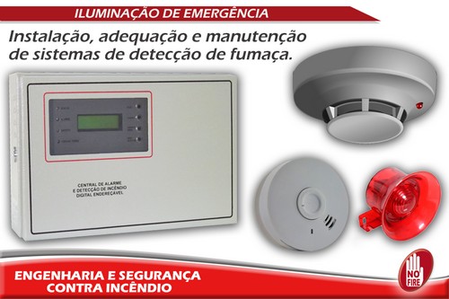 Instalação de detector de fumaça